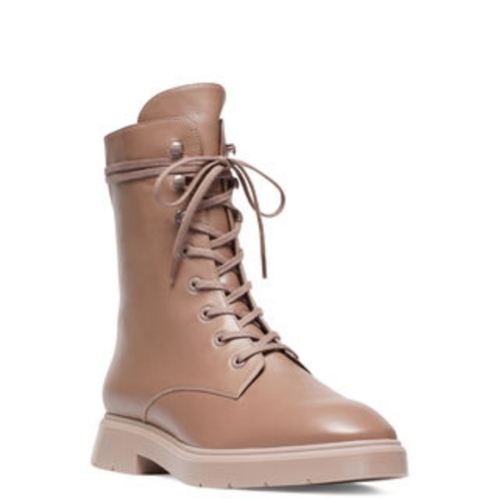 Stuart Weitzman Mckenzee neutral Lace-up boots